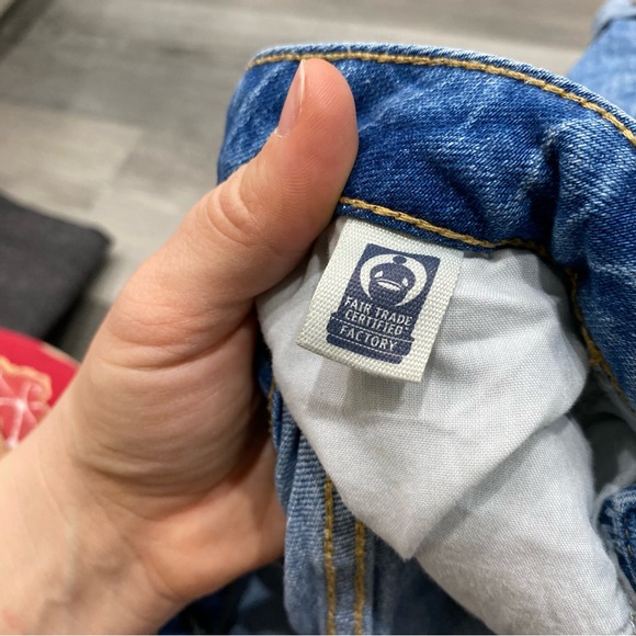 714 wild fable Denim Blue Women's Shorts - Picture 6 of 10